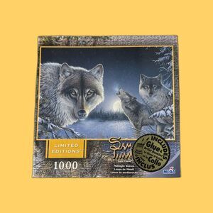 "Midnight Wolves" 1000 Piece Puzzle Sam Timm Mega Brand Limited Edition New